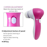 Premium 5-In-1 Face Cleansing Brush