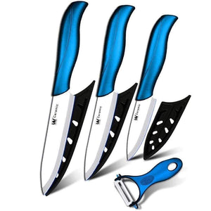 Premium Ceramic 3 Knife Set + Peeler (Bonus)