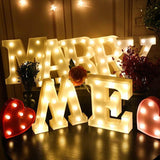 CUTE LETTER LED LIGHTS