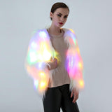 FLUFFY LED JACKET