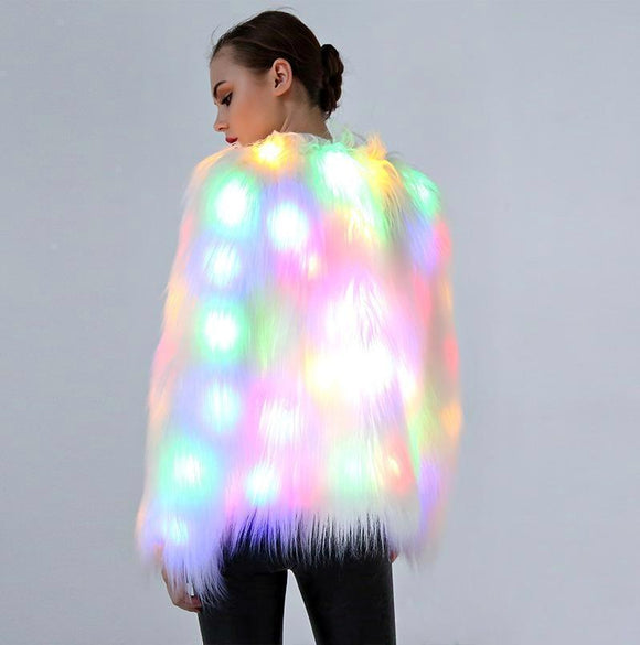 FLUFFY LED JACKET