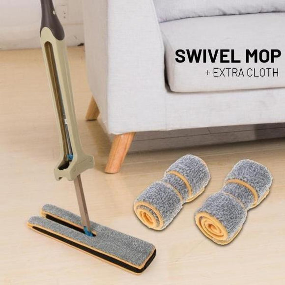 SwivelMop™ - The Self-Wringing Double Sided Mop