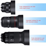 PROFESSIONAL 3 STAGE COLLAPSIBLE LENS HOOD