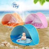 PORTABLE BABY BEACH TENT WITH UV PROTECTION (D1)