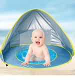 PORTABLE BABY BEACH TENT WITH UV PROTECTION (D1)