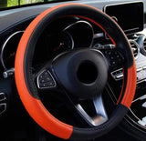 Premium Leather Steering Wheel Cover