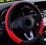 Premium Leather Steering Wheel Cover