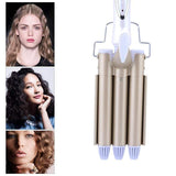 Triple Barrel Hair Curler - Premium Ceramic Curling